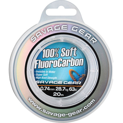 Savage Gear Soft Fluorocarbon Hooklength Clear