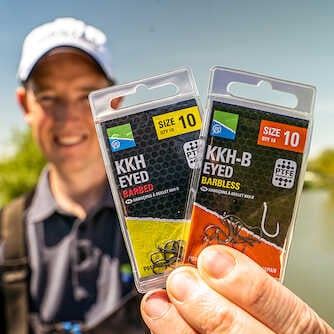 Preston Innovations KKH Barbed Eyed Hooks
