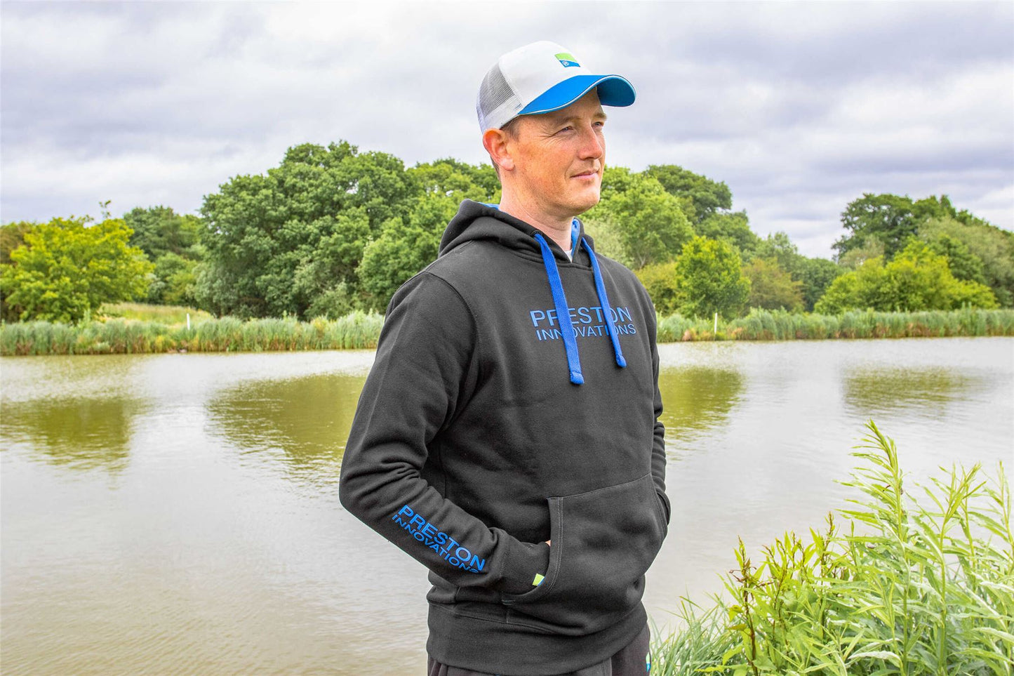 Preston Innovations Black Fishing Hoodie