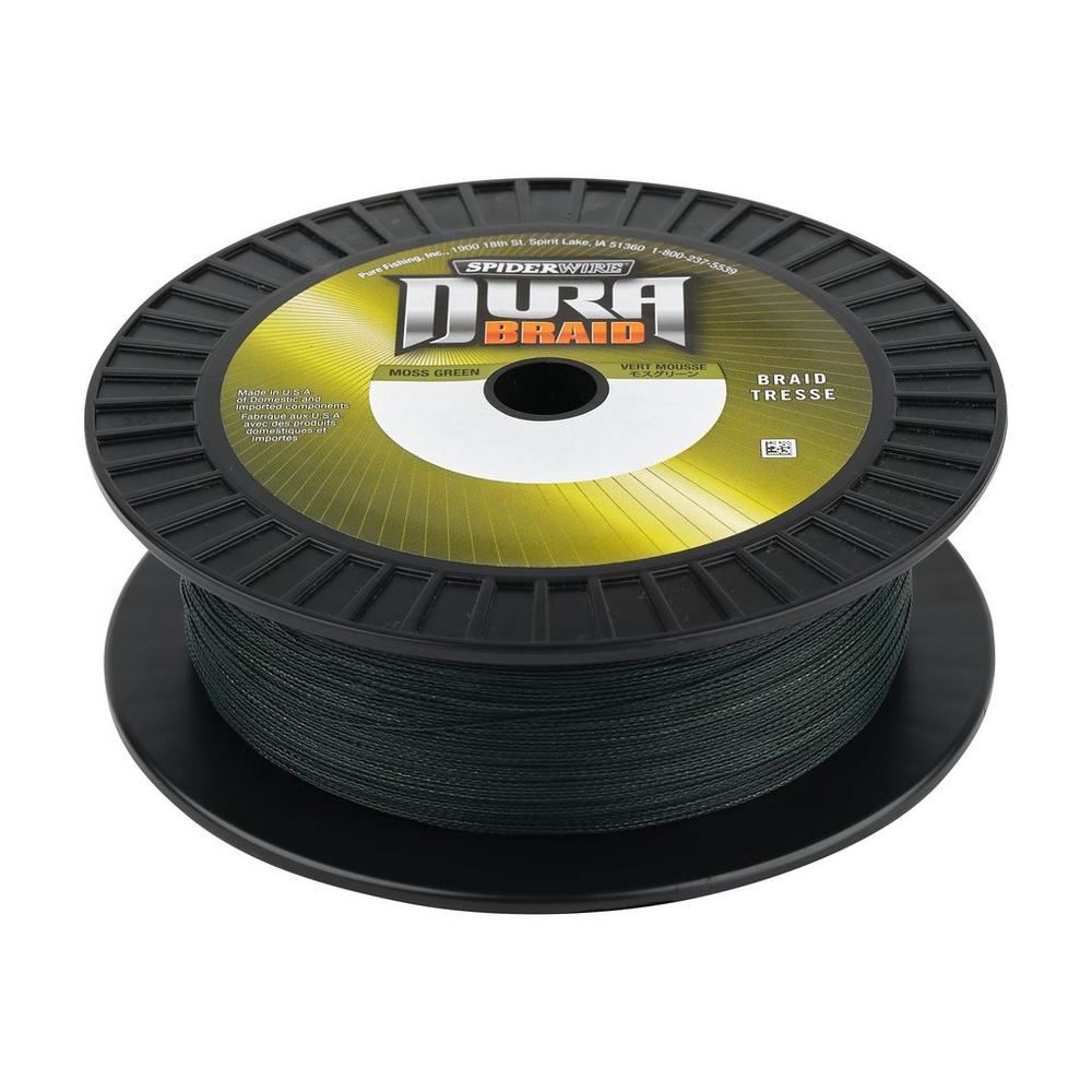 SpiderWire Dura Braid Line Moss Green – Strike Tackle