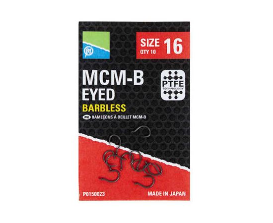 Preston Innovations MCM-B Eyed Hooks Barbless